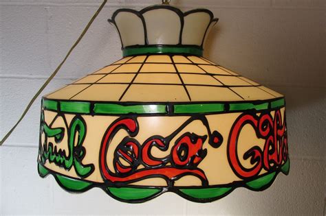 vintage coca cola hanging lamp